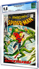 Load image into Gallery viewer, Amazing Spider-Man #71 CGC 9.8 WP 1969 Marvel Comics Quicksilver Appearance
