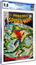 Load image into Gallery viewer, Amazing Spider-Man #71 CGC 9.8 WP 1969 Marvel Comics Quicksilver Appearance