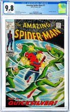 Load image into Gallery viewer, Amazing Spider-Man #71 CGC 9.8 WP 1969 Marvel Comics Quicksilver Appearance