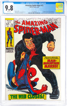 Load image into Gallery viewer, Amazing Spider-Man #73 CGC 9.8 WP 1969 Marvel Comics 1st Appearance Silvermane