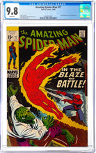 Load image into Gallery viewer, Amazing Spider-Man #77 CGC 9.8 WP 1969 Marvel Comics Human Torch Appearance