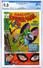 Load image into Gallery viewer, Amazing Spider-Man #94 CGC 9.8 WP 1971 Marvel Comics Origin Retold Beetle Appearance