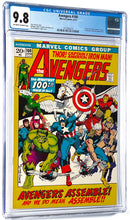 Load image into Gallery viewer, Avengers #100 CGC 9.8 1972 Marvel Comics Barry Windsor-Smith Classic Cover