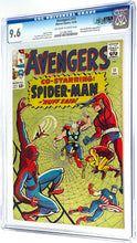 Load image into Gallery viewer, Avengers #11 CGC 9.6 NM+ 1964 Marvel Comics Spider-Man Appearance (CVA Certified)