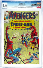 Load image into Gallery viewer, Avengers #11 CGC 9.6 NM+ 1964 Marvel Comics Spider-Man Appearance (CVA Certified)