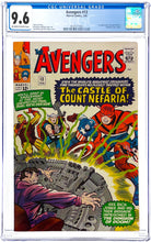 Load image into Gallery viewer, Avengers #13 CGC 9.6 NM+ 1965 Marvel Comics 1st appearance Count Nefaria