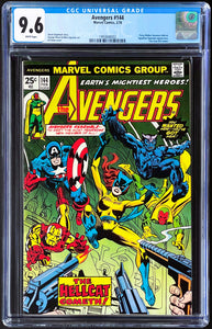 Avengers #144 CGC 9.6 White Pages 1st Appearance Hellcat 1976 Marvel Comics