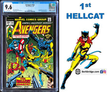 Load image into Gallery viewer, Avengers #144 CGC 9.6 White Pages 1st Appearance Hellcat 1976 Marvel Comics