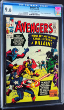 Load image into Gallery viewer, Avengers #15 CGC 9.6 NM+ 1965 Marvel Comics "Death" of Baron Zemo.