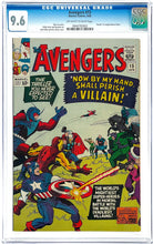 Load image into Gallery viewer, Avengers #15 CGC 9.6 NM+ 1965 Marvel Comics "Death" of Baron Zemo