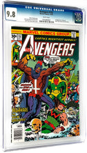 Load image into Gallery viewer, Avengers #152 CGC 9.8 White Pages 1976 Marvel Comics 1st Appearance KEY