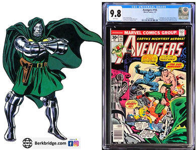Avengers #155 CGC 9.8 White 1977 Marvel Comics Jack Kirby Doctor Doom Sub-Mariner