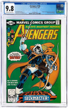 Load image into Gallery viewer, Avengers #196 CGC 9.8 1980 Marvel Comics Origin &amp; 1st Full Appearance Taskmaster