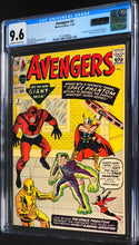 Load image into Gallery viewer, Avengers #2 CGC 9.6 NM+ 1963 Marvel Comics 1st Appearance Space Phantom (QES Certified)