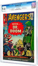 Load image into Gallery viewer, Avengers #25 CGC 9.6 White Pages 1966 Marvel Comics Doctor Doom Fantastic Four Appearance