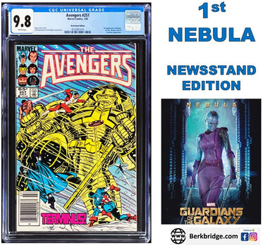 Avengers #257 CGC 9.8 White Pages Newsstand 1st Appearance Nebula 1985 Marvel Comics