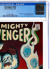 Load image into Gallery viewer, Avengers #62 CGC 9.4 NM 1969 Marvel Comics 1st Appearance Man-Ape M'Baku