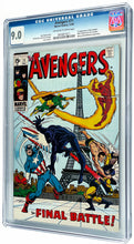 Load image into Gallery viewer, Avengers #71 CGC 9.0 1969 Marvel Comics 1st Appearance Invaders (UNPRESSED)