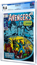 Load image into Gallery viewer, Avengers #73 CGC 9.6 White Pages 1970 Marvel Comics