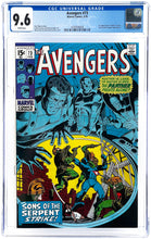 Load image into Gallery viewer, Avengers #73 CGC 9.6 White Pages 1970 Marvel Comics