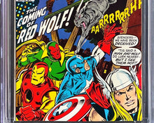 Load image into Gallery viewer, Avengers #80 CGC 9.4 White 1st Appearance Red Wolf Origin 1970 Marvel Comics