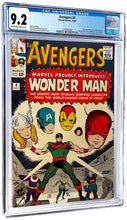 Load image into Gallery viewer, Avengers #9 CGC 9.2 1964 Marvel Comics 1st Appearance Wonder Man