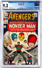 Load image into Gallery viewer, Avengers #9 CGC 9.2 1964 Marvel Comics 1st Appearance Wonder Man