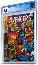Load image into Gallery viewer, Avengers #92 CGC 9.8 White Pages 1971 Marvel Comics Neal Adams Cover