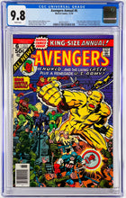 Load image into Gallery viewer, Avengers Annual #6 CGC 9.8 White Pages 1976 Marvel Comics (1 of 16)