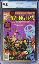 Load image into Gallery viewer, Avengers Annual #7 CGC 9.8 White 1977 Marvel Comics 1st Appearance Space Gem