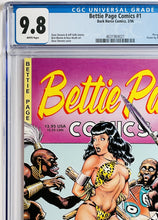 Load image into Gallery viewer, Bettie Page Comics #1 CGC 9.8 White Pages Dave Stevens Cover 1996 Dark Horse