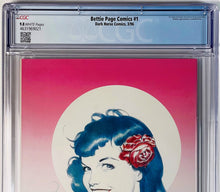 Load image into Gallery viewer, Bettie Page Comics #1 CGC 9.8 White Pages Dave Stevens Cover 1996 Dark Horse