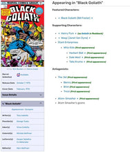 Load image into Gallery viewer, Black Goliath #1 CGC 9.8 White Pages 1976 Marvel Comics 1st Appearance Whiz Kids