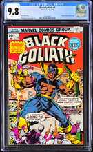 Load image into Gallery viewer, Black Goliath #1 CGC 9.8 White Pages 1976 Marvel Comics 1st Appearance Whiz Kids