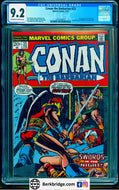 CONAN THE BARBARIAN #23 CGC 9.2 OW WHITE 🔥 UNPRESSED
