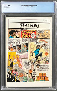 Captain America Annual #4 CGC 9.8 White Pages 1977 Marvel Comics