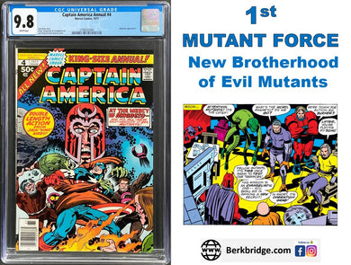 Captain America Annual #4 CGC 9.8 White Pages 1977 Marvel Comics