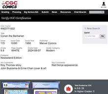 Load image into Gallery viewer, Conan the Barbarian #115 CGC 9.8 NEWSSTAND 1980 Marvel Comics