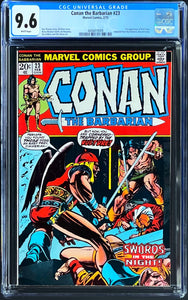 Conan the Barbarian #23 24 CGC 9.6 White Pages 1973 Marvel Comics Set (2)