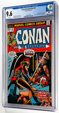 Load image into Gallery viewer, Conan the Barbarian #23 24 CGC 9.6 White Pages 1973 Marvel Comics Set (2)