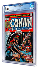 Load image into Gallery viewer, Conan the Barbarian #23 CGC 9.6 White Pages 1973 Marvel Comics 1st App Red Sonja