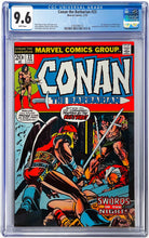 Load image into Gallery viewer, Conan the Barbarian #23 CGC 9.6 White Pages 1973 Marvel Comics 1st App Red Sonja