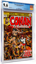 Load image into Gallery viewer, Conan the Barbarian #24 CGC 9.6 NM+ 1st Full Red Sonja 1973 Marvel Comics