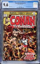 Load image into Gallery viewer, Conan the Barbarian #24 CGC 9.6 White Pages 1st Full Red Sonja 1973 Marvel Comics