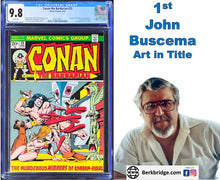 Load image into Gallery viewer, Conan the Barbarian #25 CGC 9.8 White Pages 1973 Marvel Comics