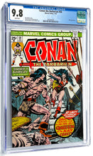 Load image into Gallery viewer, Conan the Barbarian #58 CGC 9.8 White Pages 1976 Marvel Comics 1st Appearance Bêlit