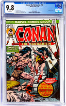 Load image into Gallery viewer, Conan the Barbarian #58 CGC 9.8 White Pages 1976 Marvel Comics 1st Appearance Bêlit