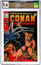Load image into Gallery viewer, Conan the Barbarian #4 CGC 9.6 White Pages 1971 Marvel Comics "Suscha News" PEDIGREE (New Case)