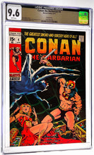 Load image into Gallery viewer, Conan the Barbarian #4 CGC 9.6 White Pages 1971 Marvel Comics "Suscha News" PEDIGREE (New Case)