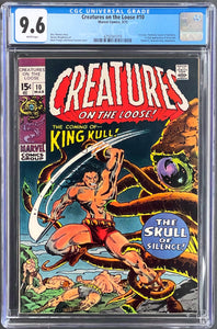 Creatures on the Loose #10 CGC 9.6 White 1st Appearance King Kull 1971 Marvel Comics